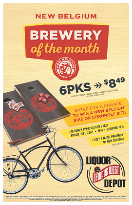 New Belgium Brewery of the Month Poster